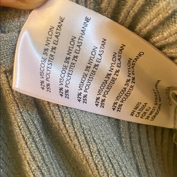 Urban Outfitters Sage Green Long Sleeve Sweater Dress NWTs - Picture 13 of 14